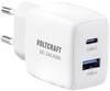 VOLTCRAFT UC-2ACX001 USB-oplader 25 W Binnen Uitgangsstroom (max.) 2.08 A 2 x 1x USB-A, 1x USB-C GaN