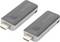 Twee HDMI-dongles van het merk Digitus voor draadloze presentaties liggen naast elkaar.
