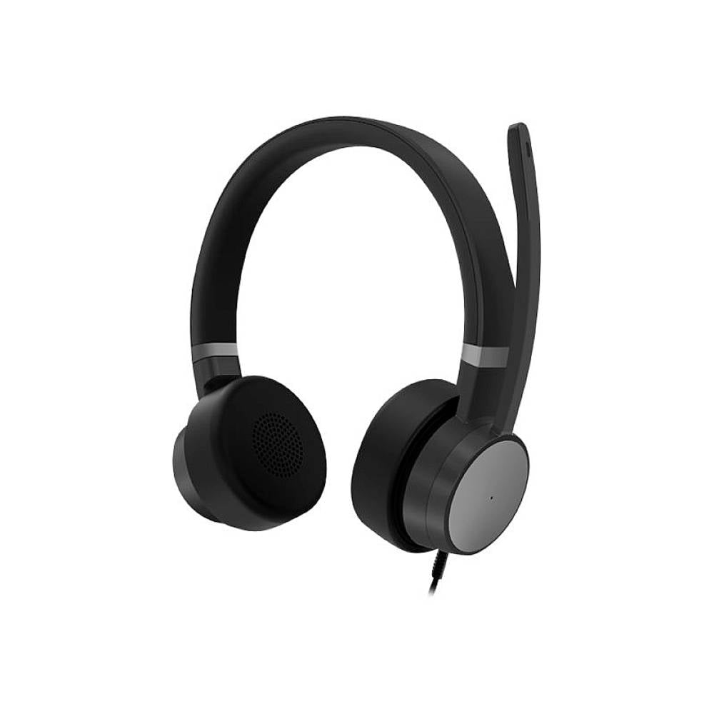 Lenovo Go On Ear headset Kabel Computer Stereo Zwart Ruisonderdrukking (microfoon) Volumeregeling, Microfoon uitschakelbaar (mute)
