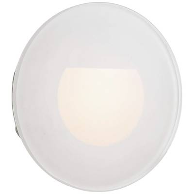 Ronde plafondlamp met wit, mat glas. Hij verspreidt diffuus, warmwit licht en is geschikt voor woon- of slaapkamer.