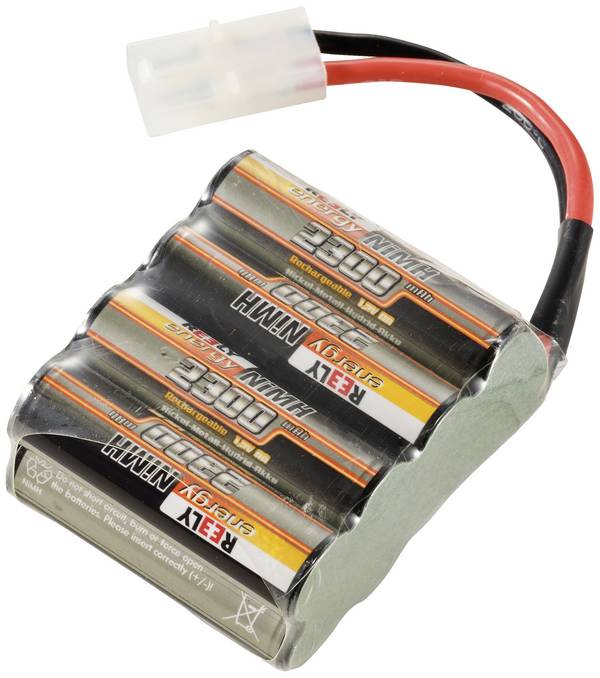 Reely NiMH accupack 9.6 V 2300 mAh Aantal cellen: 8  AA (penlite) AA (penlite) Block Tamiya