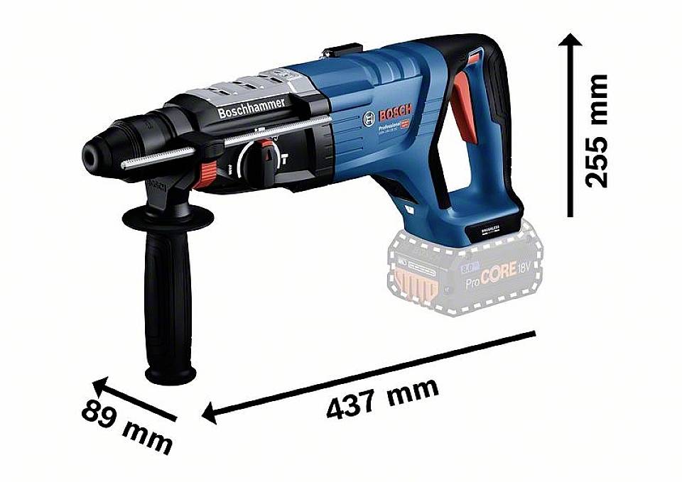 Bosch Professional GBH 18V-28 DC SDS-Plus-Accu-boorhamer 18 V Li-ion Brushless-5