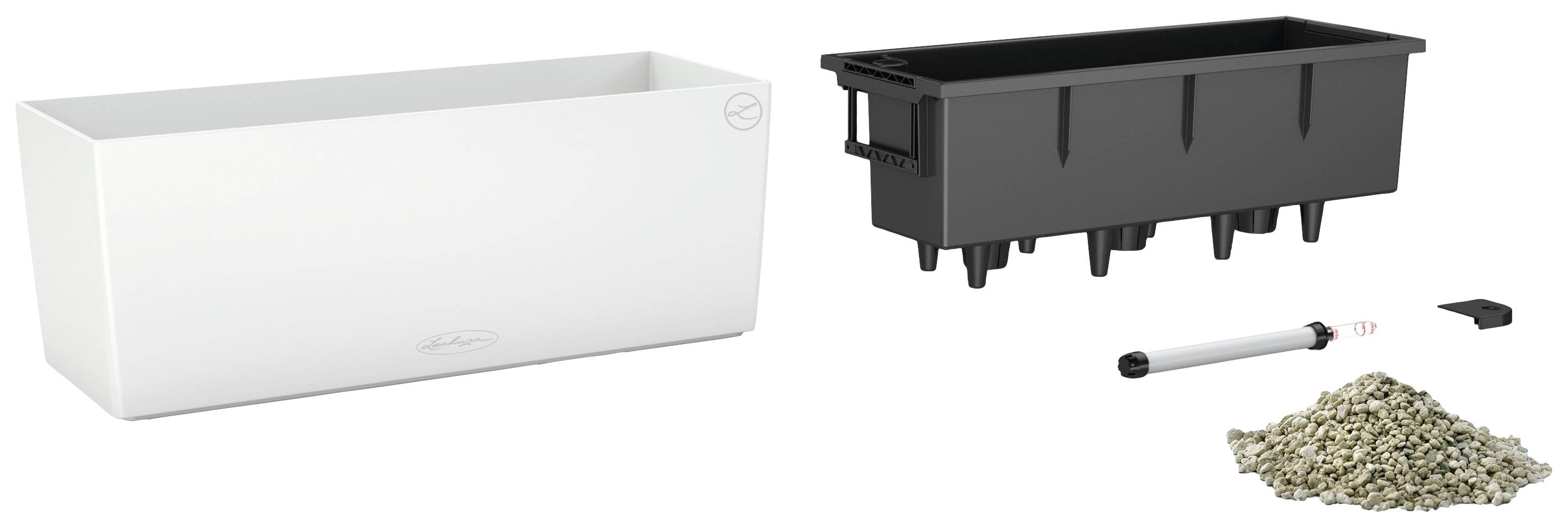 LECHUZA Balkonbak Color 50 ALL-IN-ONE Wit 15670-1