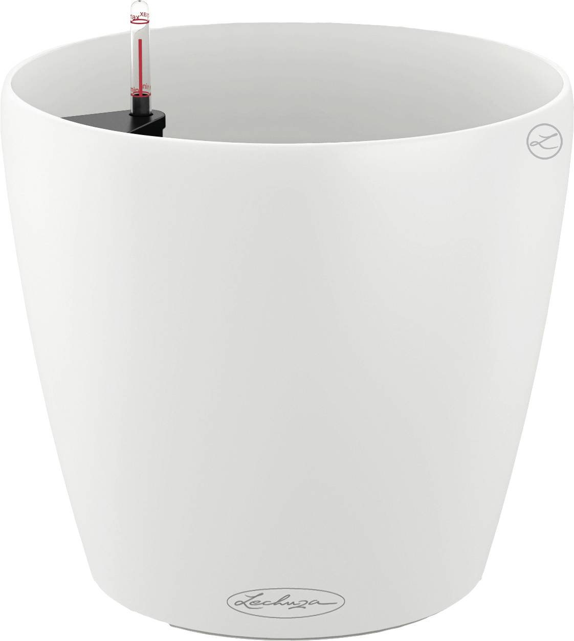 LECHUZA Bloempot - Classico Color 28 - Ø 28 x 26 cm - Compleet Kit - Wit - 9 L-0