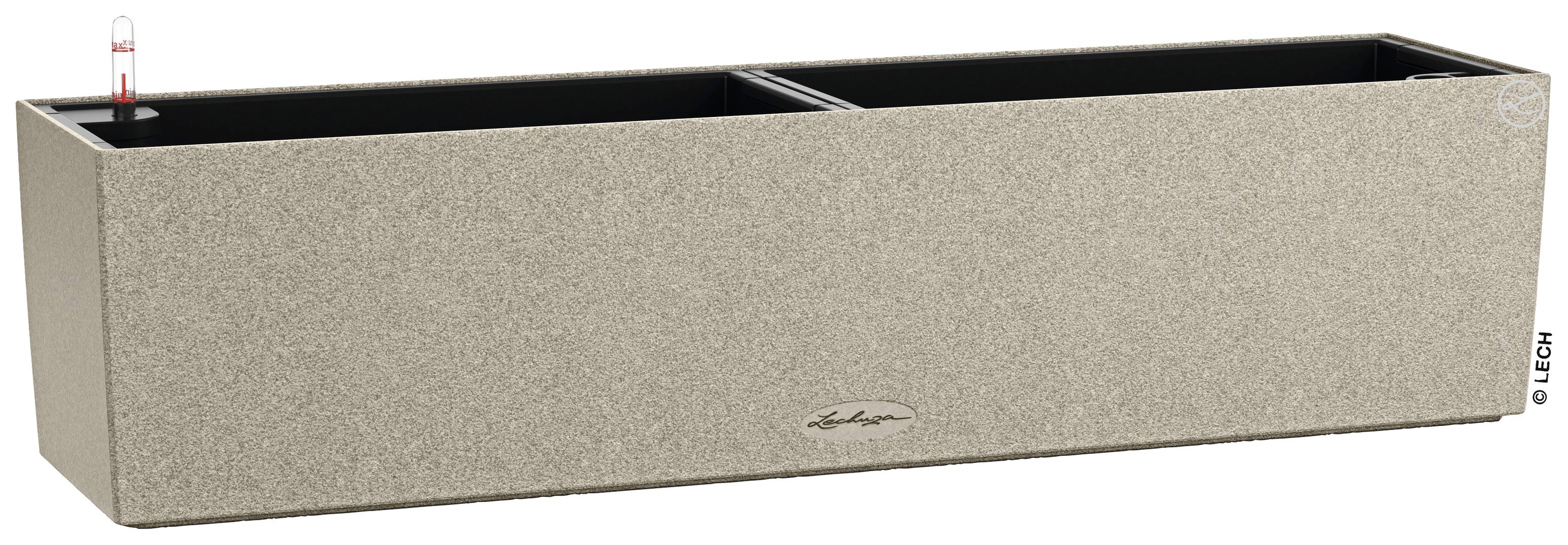 LECHUZA Balkonbak BALCONERA Stone 80 ALL-IN-ONE Beige-0