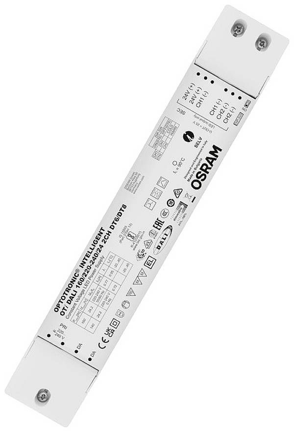 OSRAM HOMELIGHTING OPTOTRONIC DALI LED-driver Constante spanning 160 W 24 V Dimbaar 1 stuk(s)