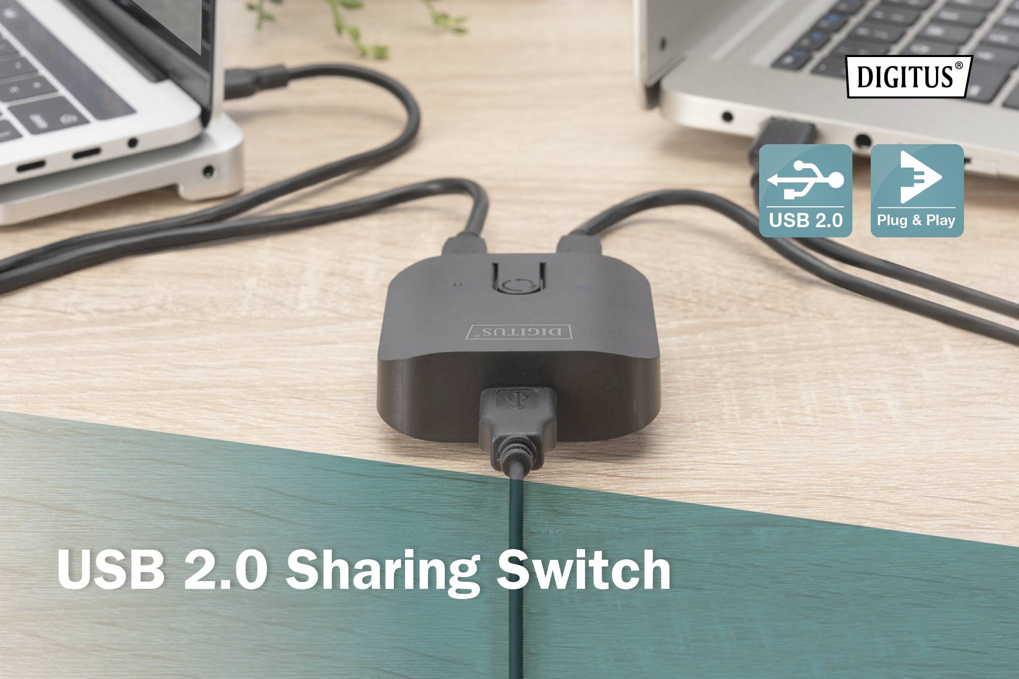 Digitus USB 2.0 deelschakelaar-5