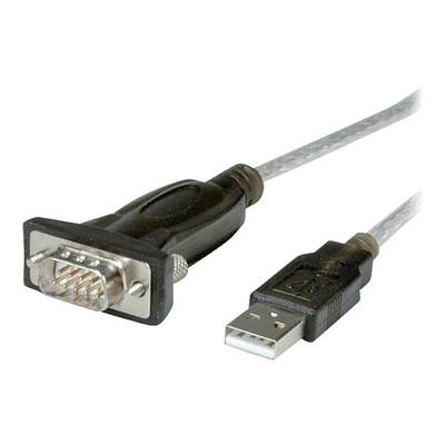 Roline USB 2.0 / Serieel Converter USB-A stekker 1.8 m Grijs 12.02.1163  USB-kabel