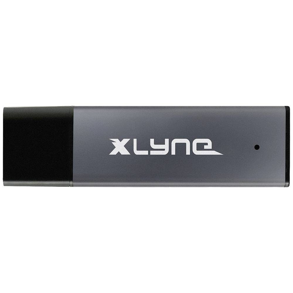 Xlyne ALU USB-stick 64 GB USB 2.0 Aluminium, Grijs 177569-2