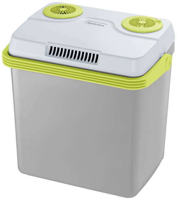Severin 2925 Koelbox Energielabel: E (A - G) Thermo-elektrisch 5 V, 12 V, 230 V Grijs, Groen, Wit 25 l