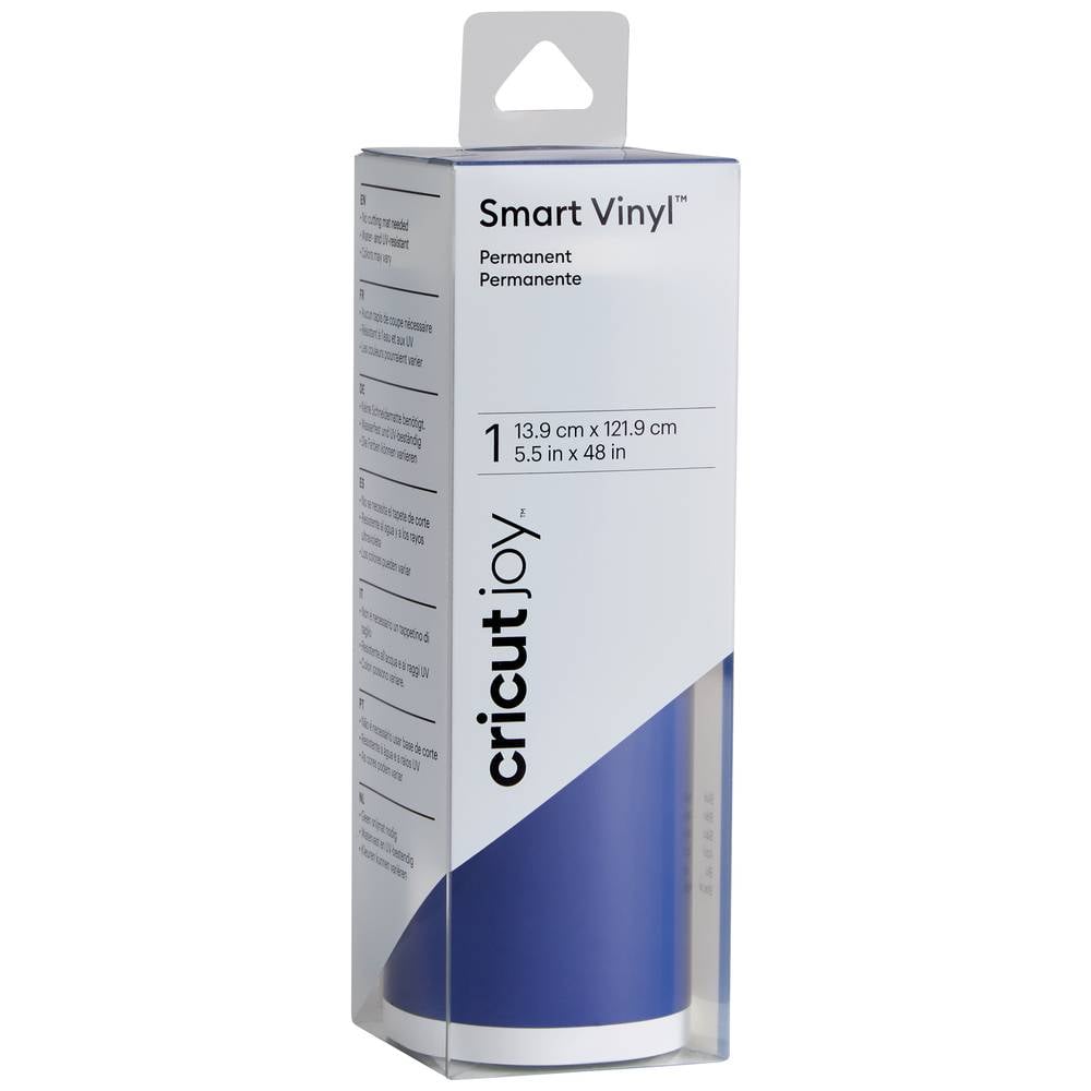 Cricut Joy Smart Vinyl | permanent | blauw | 14x122cm