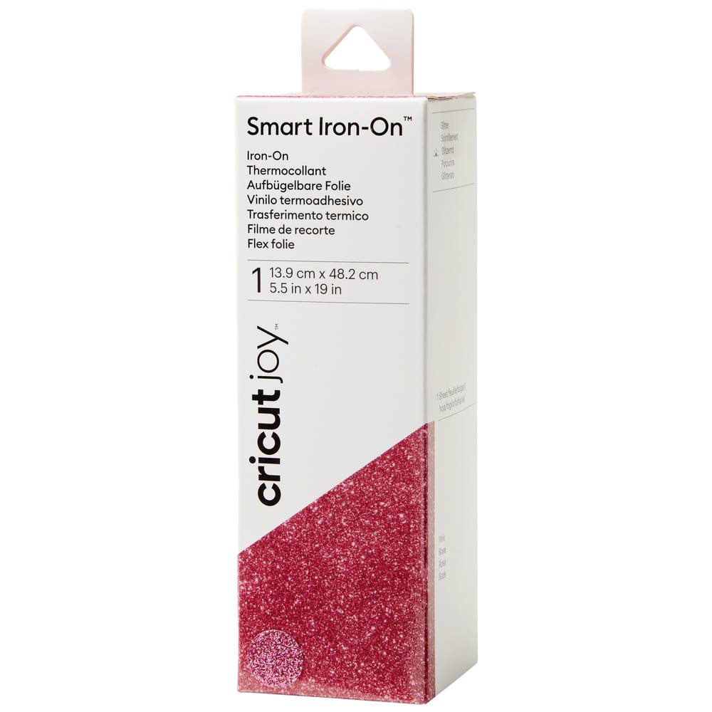 Cricut Joy Smart Iron-On | glitter roze | 14x48cm