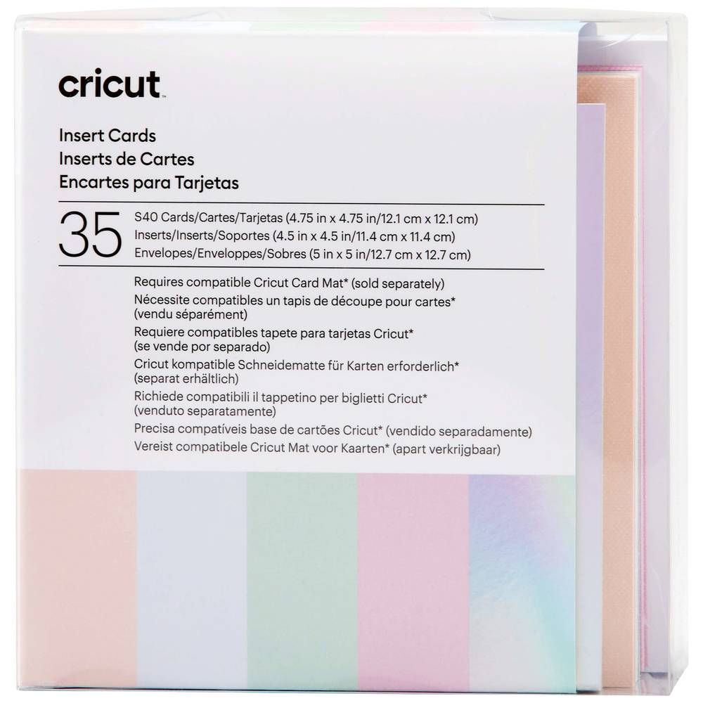 Cricut Insert Cards Princess S40 (12,1 cm x 12,1 cm) 35-pack