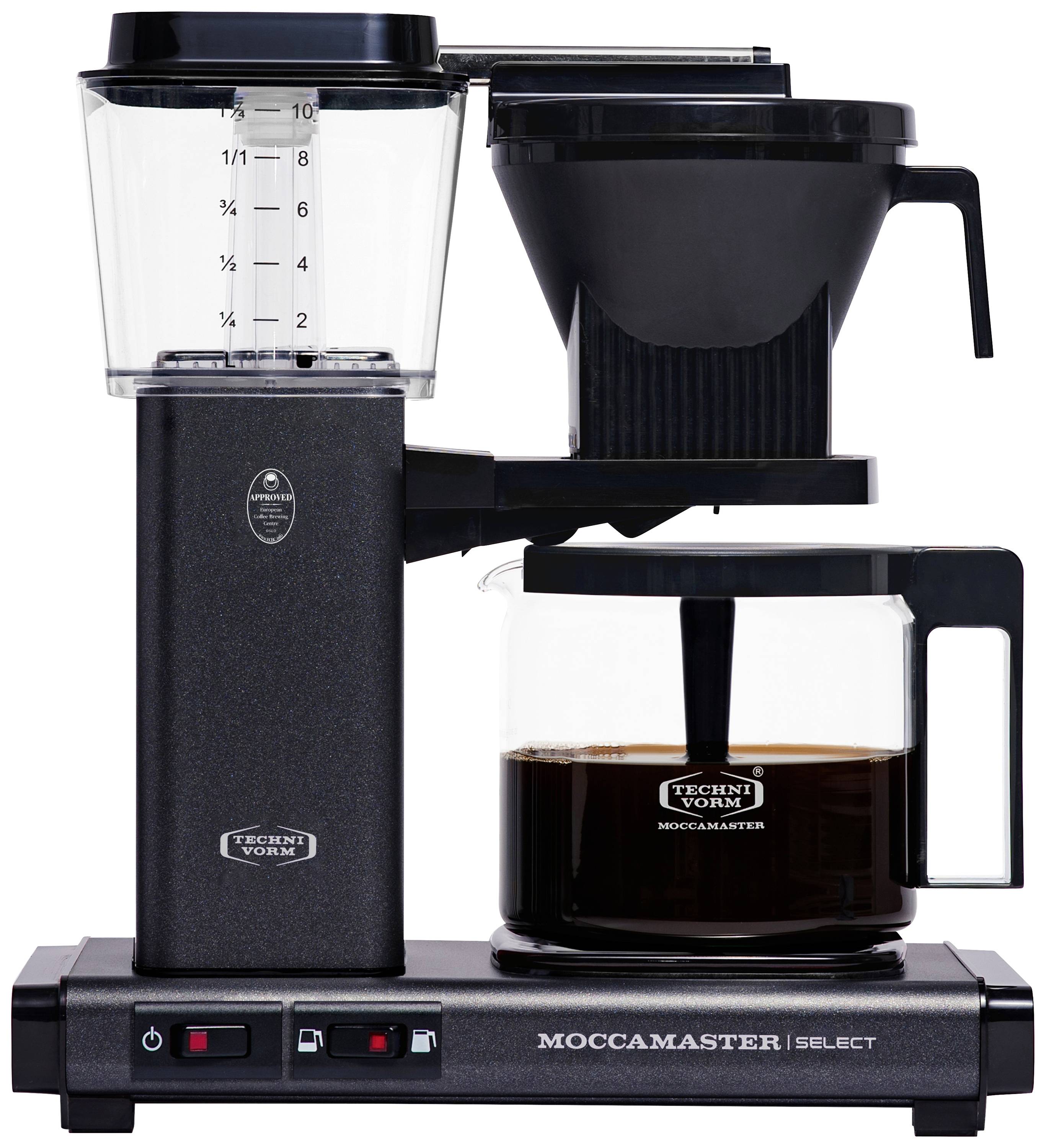 Moccamaster KBG 741 AO - Filterkoffiezetapparaat - 1,25 l - Gemalen koffie - Grijs
