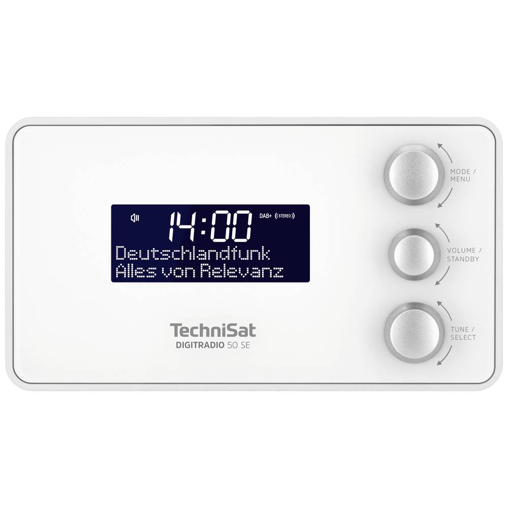 TechniSat DIGITRADIO 50 SE - DAB+ / FM wekkerradio - wit