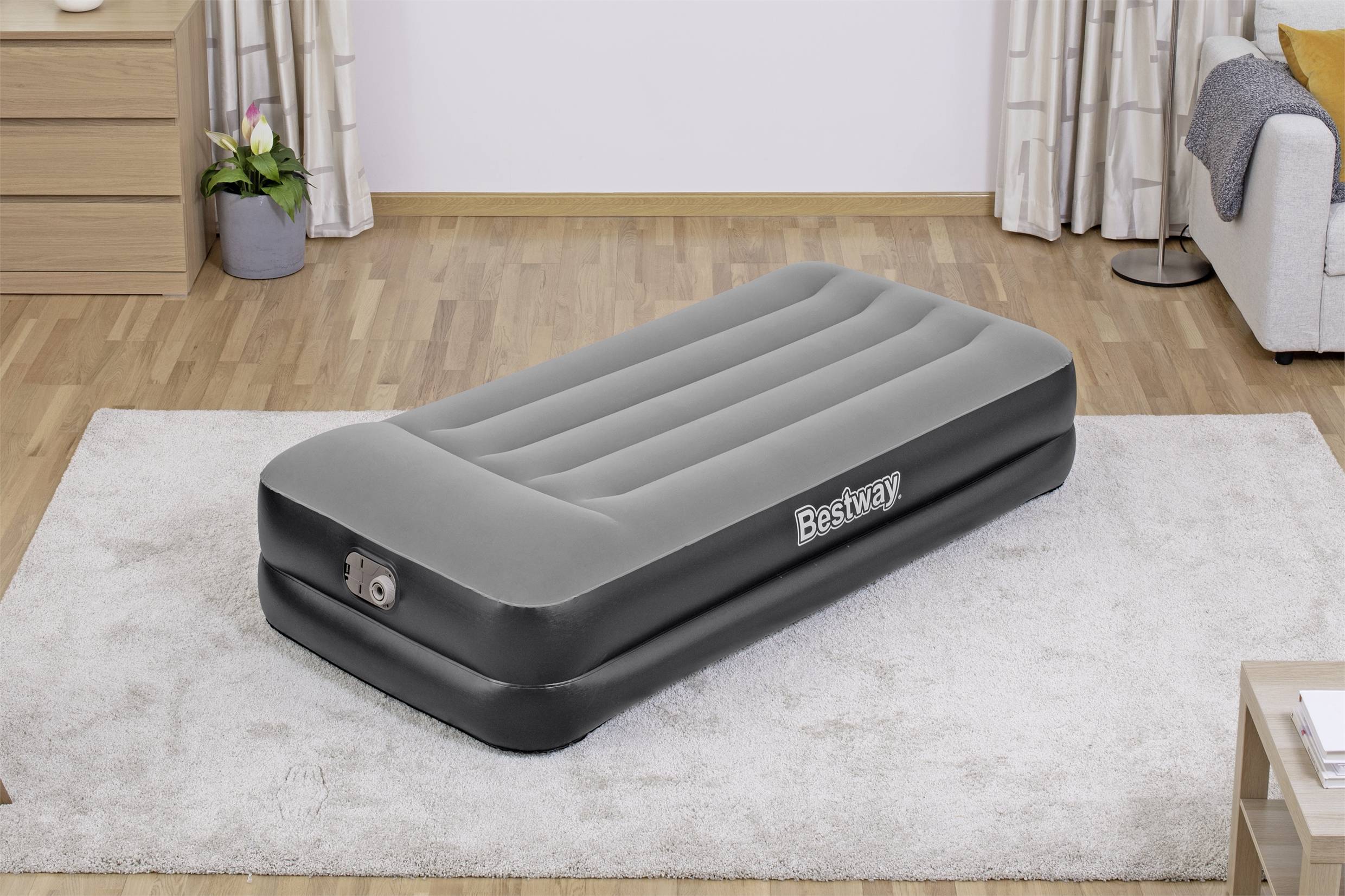 BESTWAY Opblaasbed - Tritech 1P - 191 x 97 x 46 cm - Ingebouwde Elektrische Pomp 191x97x46-8