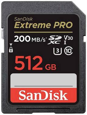 SanDisk Extreme PRO SDXC-kaart  512 GB Class 10 UHS-I Schokbestendig, Waterdicht