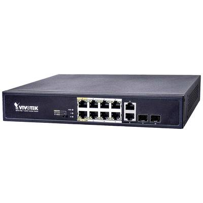 Vivotek AW-FGT-100D-120 Netwerk switch  10 poorten 100 MBit/s PoE-functie 