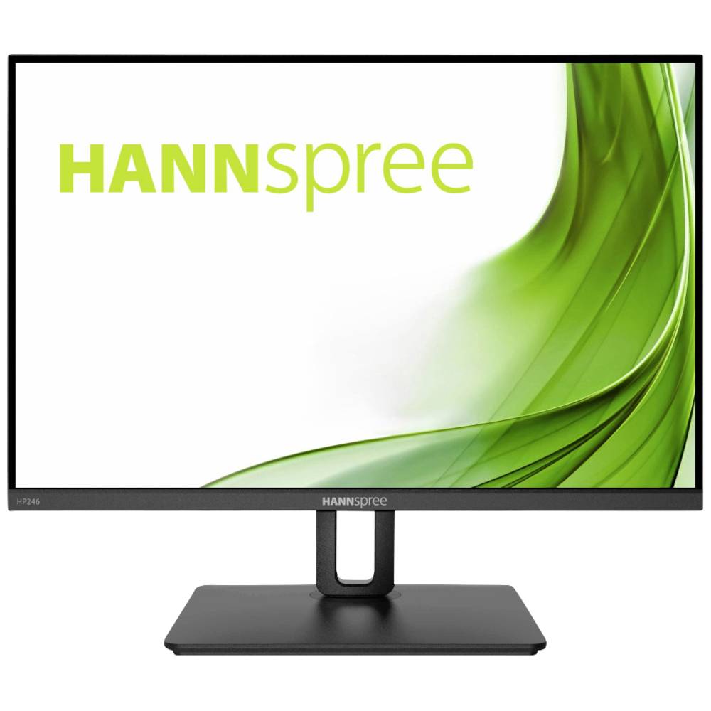 Hannspree HP246PFB LED-monitor Energielabel D (A - G) 61 cm (24 inch) 1920 x 1200 Pixel 16:10 5 ms VGA, HDMI, DisplayPort, Audio-Line-in