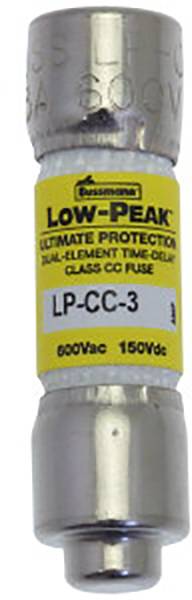 Eaton LP-CC-3 LP-CC-3 Zekeringsinzetstuk (Ø x l) 10 mm x 38 mm 3 A 600 V Traag -T- Inhoud 10 stuk(s)