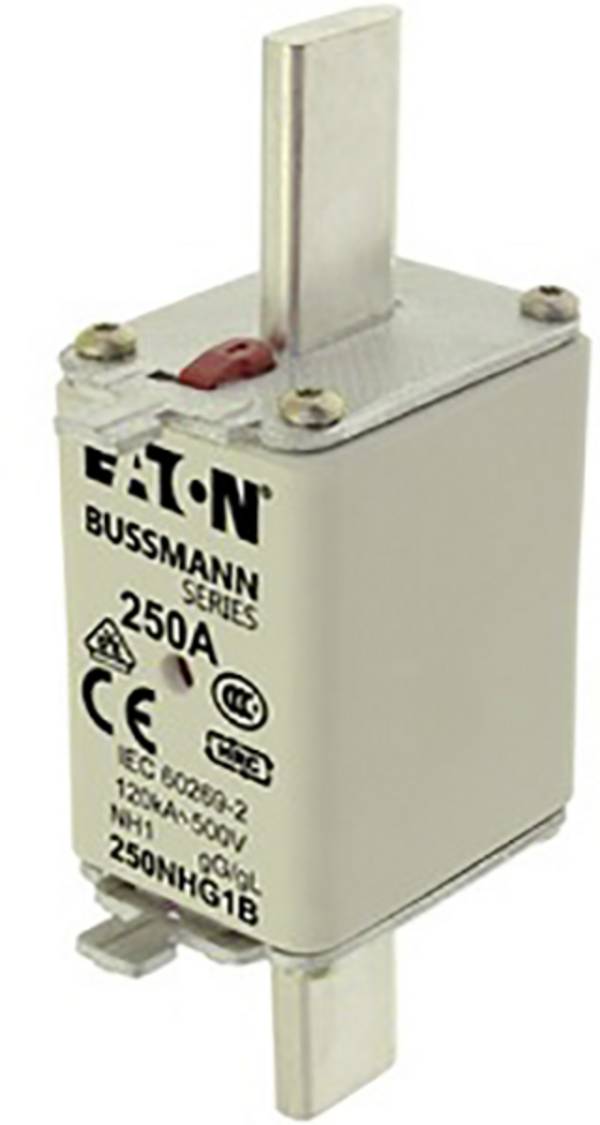 Eaton 250NHG1B NH-zekering Met mechanische beveiligingsweergave  Afmeting zekering : 1  250 A  500 V 3 stuk(s)