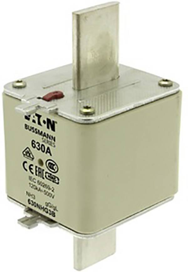 Eaton 630NHG3B NH-zekering Met mechanische beveiligingsweergave  Afmeting zekering : 3  630 A  500 V 3 stuk(s)
