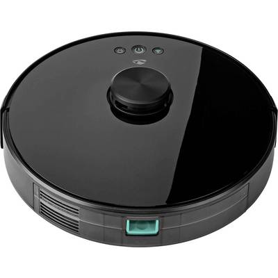 Nedis WIFIVCR001CBK Reinigingsrobot Zwart Besturing via App, Op afstandsbedienbaar