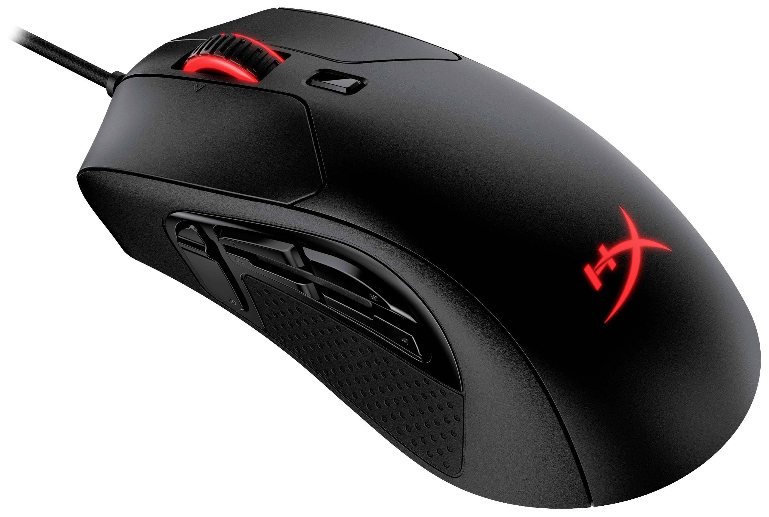 HyperX Pulsefire Raid Gaming - Maus - ergonomisch - 11 Tasten - kabelgebunden - USB2.0 - Schwarz - für Victus by HP Lap-2