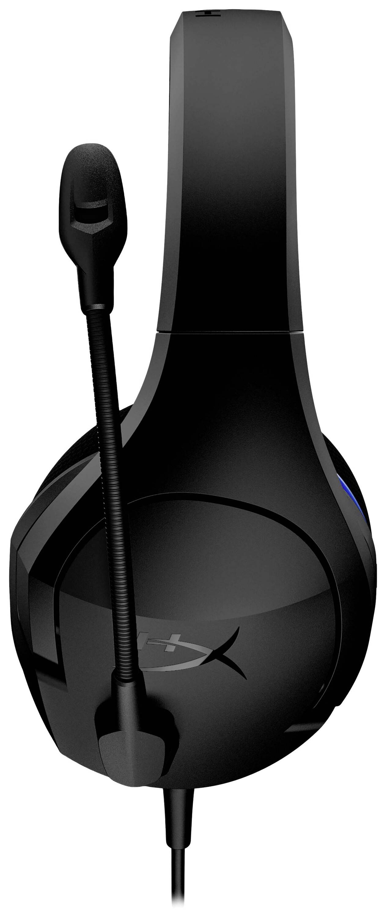 HP Inc. Cloud Stinger Core PS4 Headset Over Ear headset Kabel Zwart/blauw Volumeregeling, Microfoon uitschakelbaar (mute-4