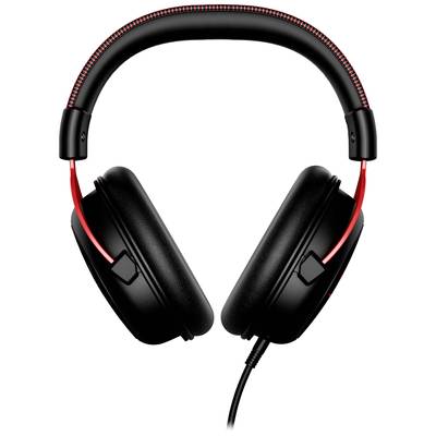 HyperX Cloud II Red Over Ear headset Kabel Gamen Stereo Zwart/rood  