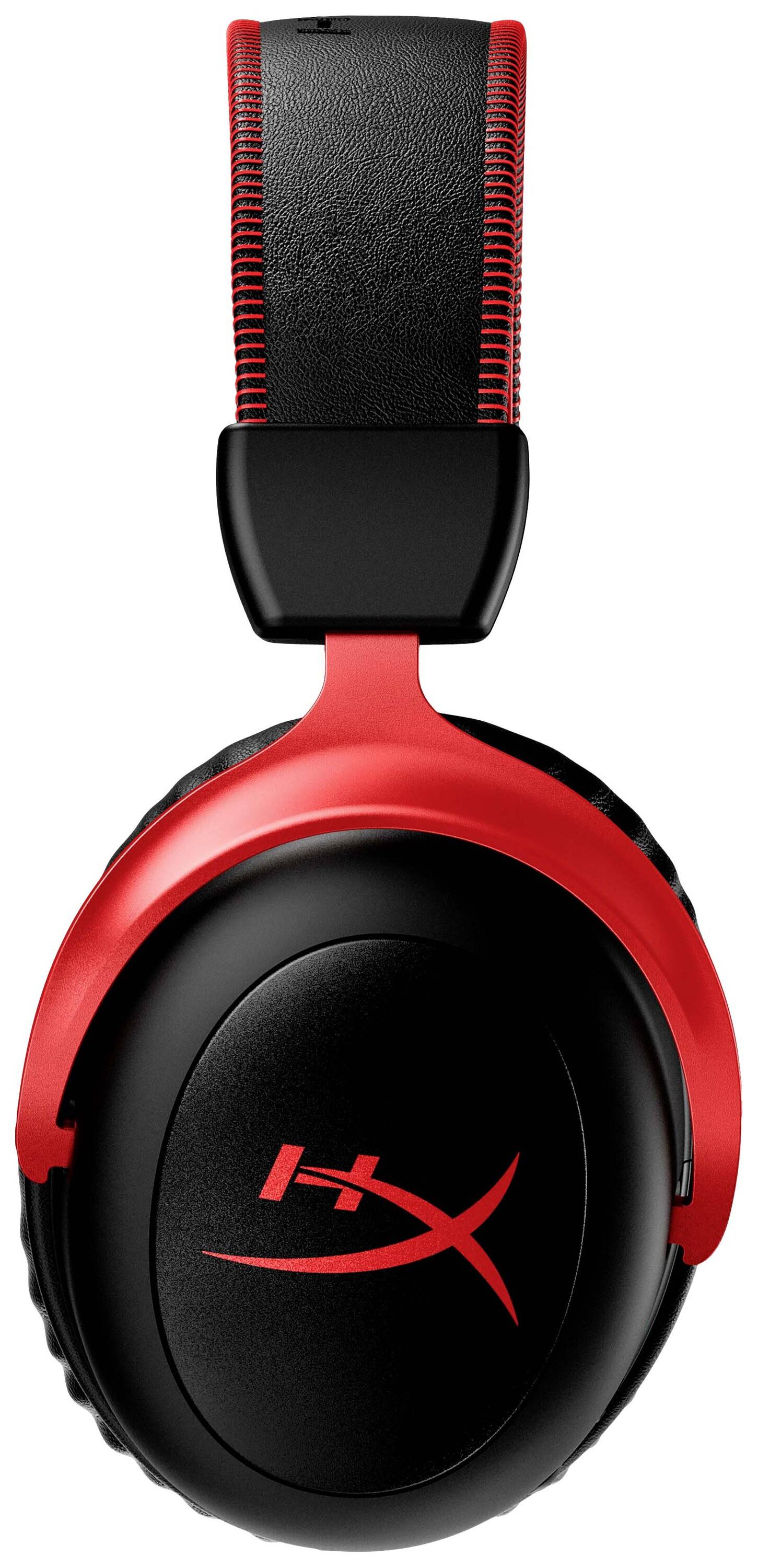 HyperX Cloud II Gaming - Headset - 7.1-Kanal - ohrumschließend - 2,4 GHz - kabellos - Schwarz, Rot - für Victus by HP L-2