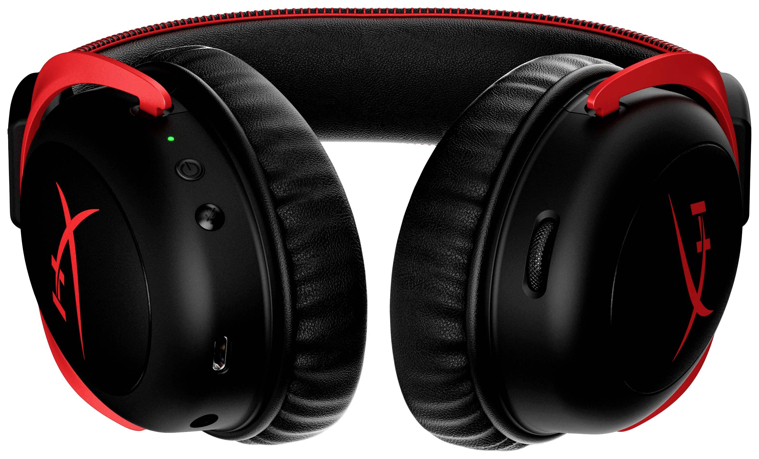 HyperX Cloud II Gaming - Headset - 7.1-Kanal - ohrumschließend - 2,4 GHz - kabellos - Schwarz, Rot - für Victus by HP L-4