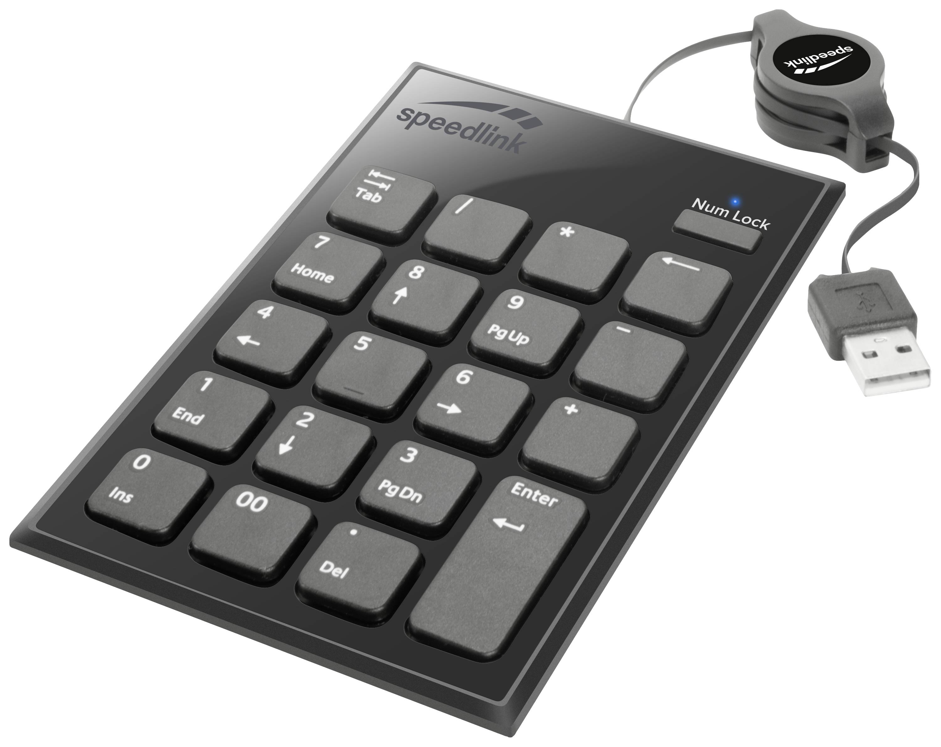 Ophef Bangladesh overschrijving SpeedLink Digy Numeriek toetsenbord USB Flexibel, Kabelinvoer Zwart kopen ?  Conrad Electronic