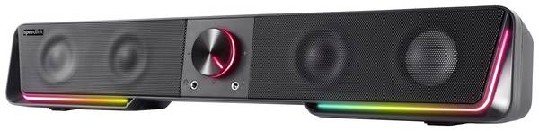 SpeedLink Gravity RGB Soundbar Zwart Bluetooth, Luidsprekerverlichting