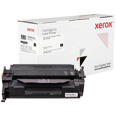 Cartridge voor laserprinters van Xerox, model '006R04020', in de originele verpakking. Geschikt voor HP LaserJet Enterprise modellen.