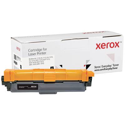 'Tonercartridge voor Xerox laserprinters. Doos op de achtergrond. Modellen: Brother HL-serie, DCP-serie, MFC-serie.'