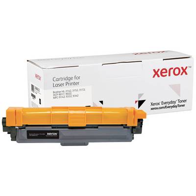 Xerox-printercartridge met een oranje bovenkant, voor een verpakking met de tekst 'Cartridge for Laser Printer'.