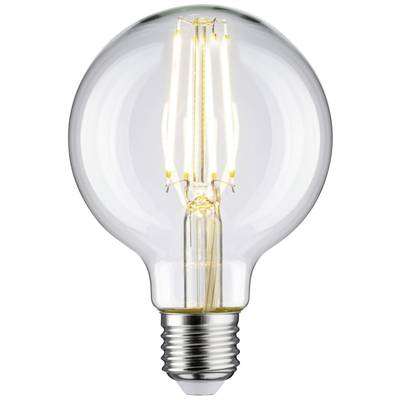 Paulmann 28956 LED-lamp Energielabel F (A - G) E27  7.5 W Warmwit (Ø x h) 80 mm x 120 mm  1 stuk(s)