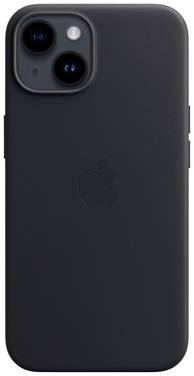 Apple Leather Case MagSafe Case Apple iPhone 14 Middernacht Inductieve lading, Stootbestendig