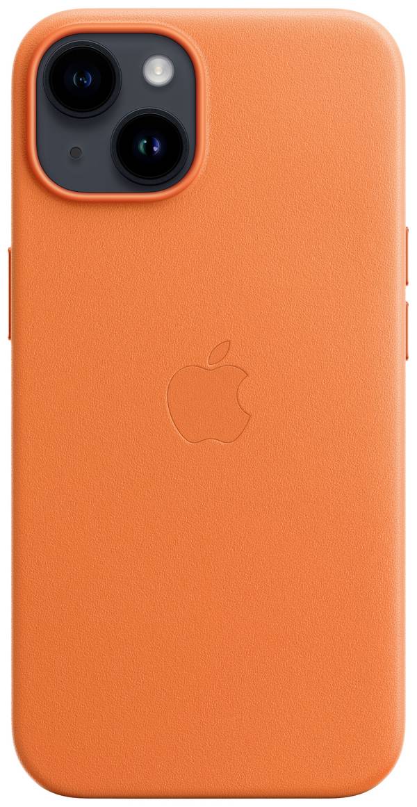 MPP83ZM/A Apple Leather Case with MagSafe iPhone 14 Orange