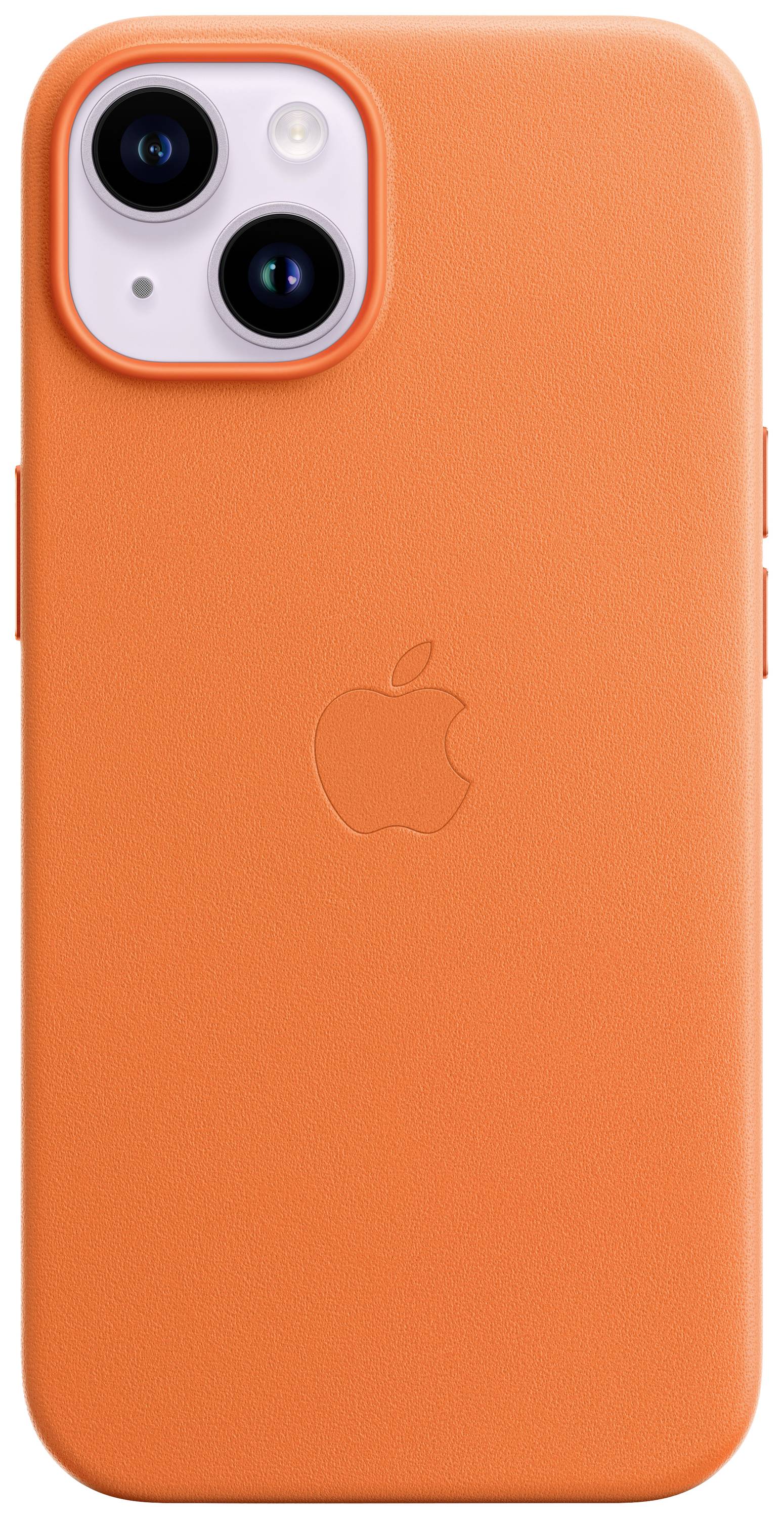MPP83ZM/A Apple Leather Case with MagSafe iPhone 14 Orange-2