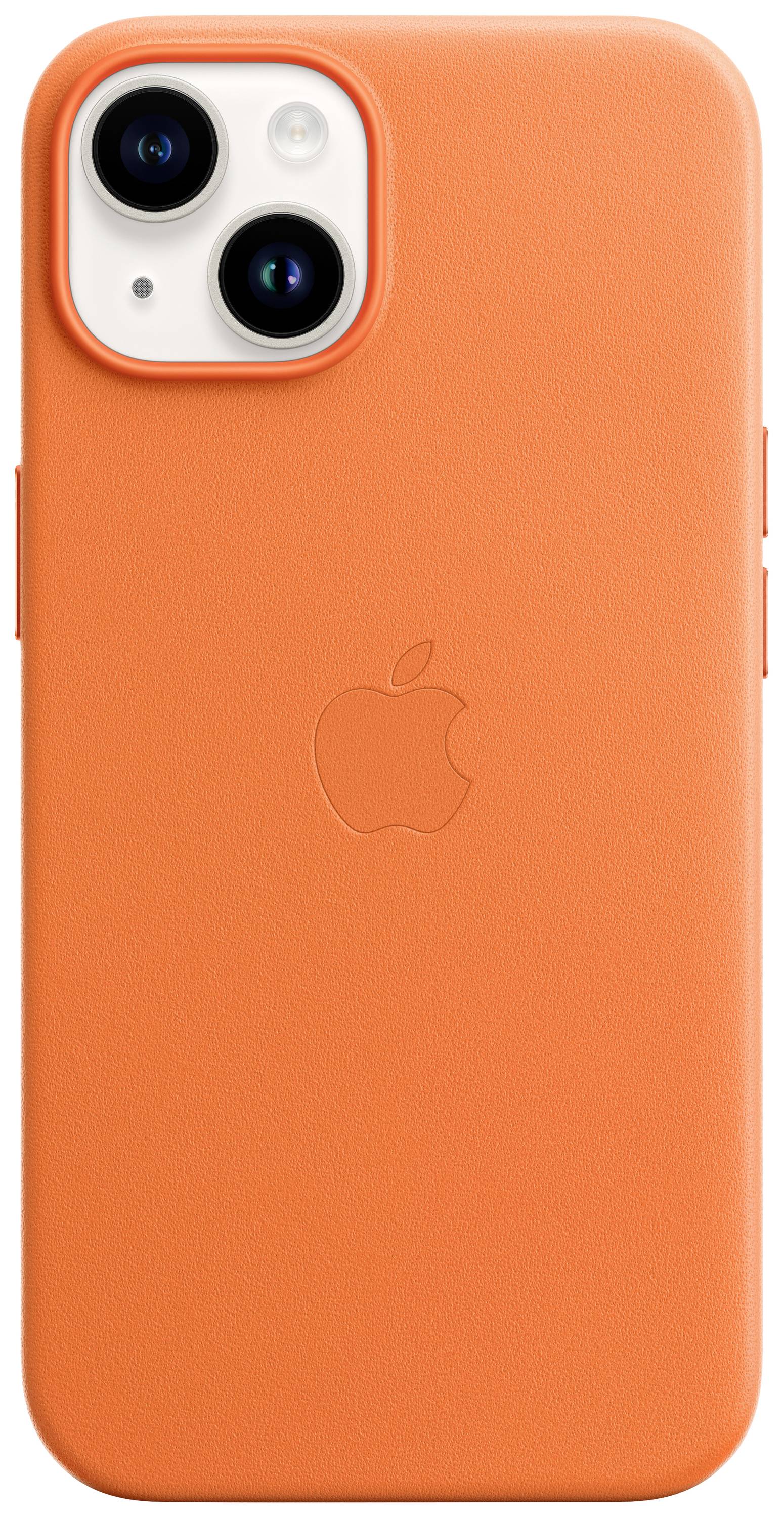 MPP83ZM/A Apple Leather Case with MagSafe iPhone 14 Orange-3