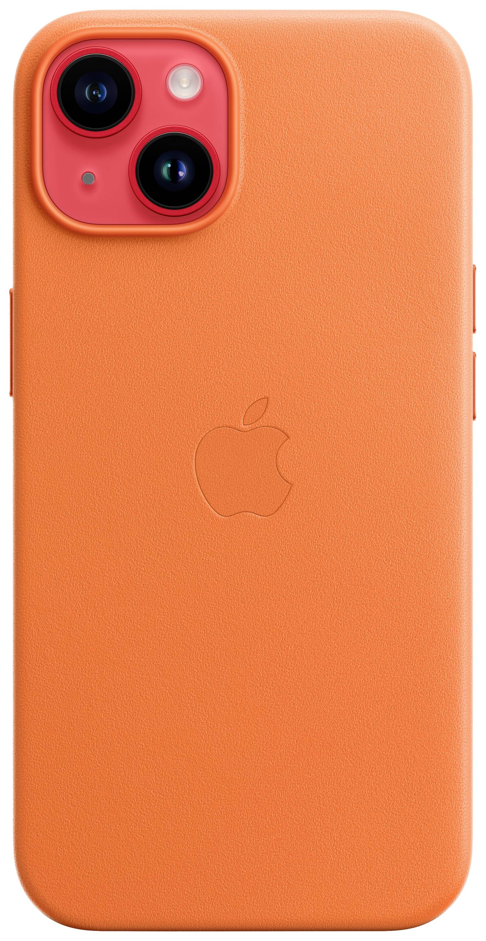 MPP83ZM/A Apple Leather Case with MagSafe iPhone 14 Orange-4