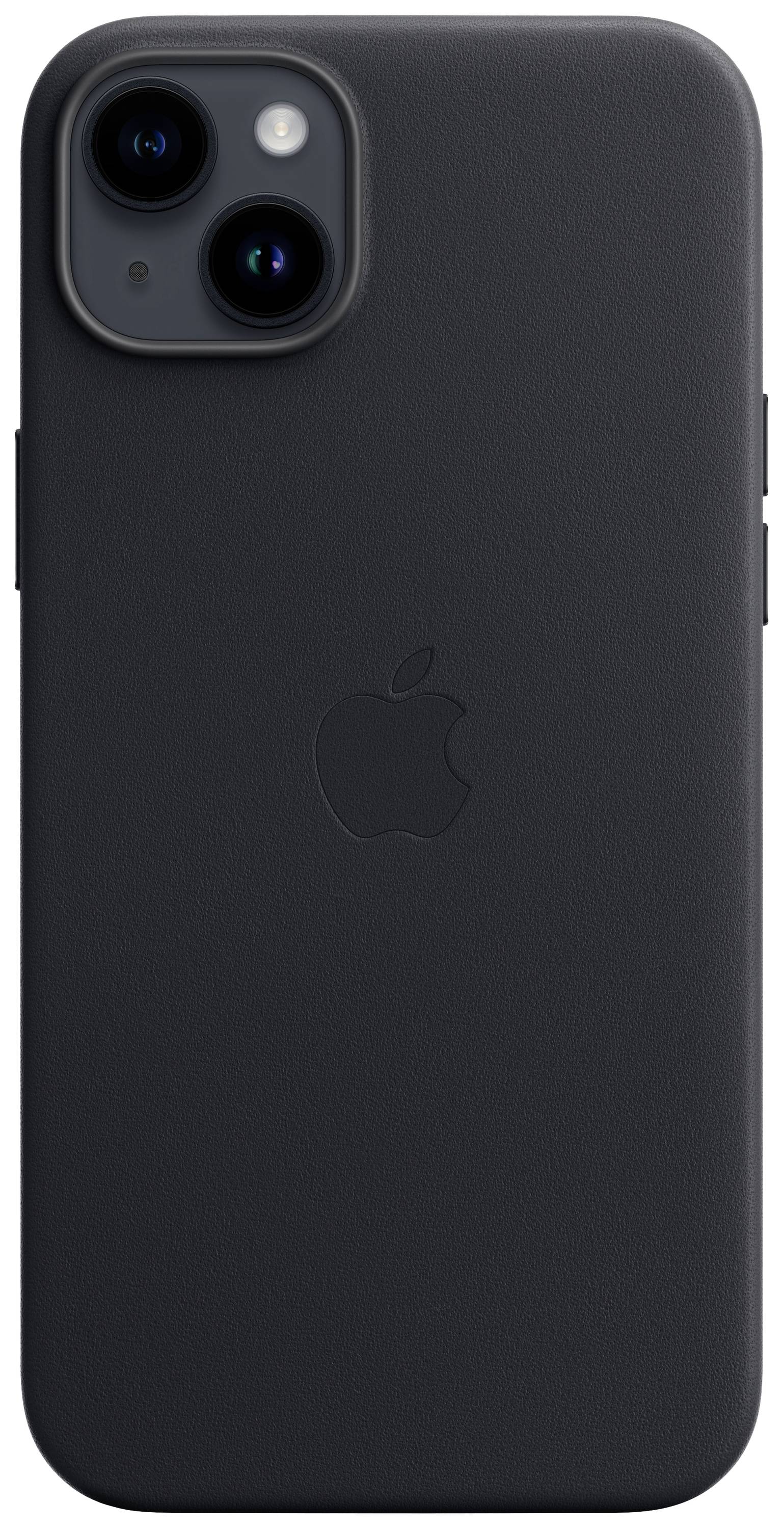 Apple Leather Case MagSafe Case Apple iPhone 14 Plus Middernacht Inductieve lading, Stootbestendig-0