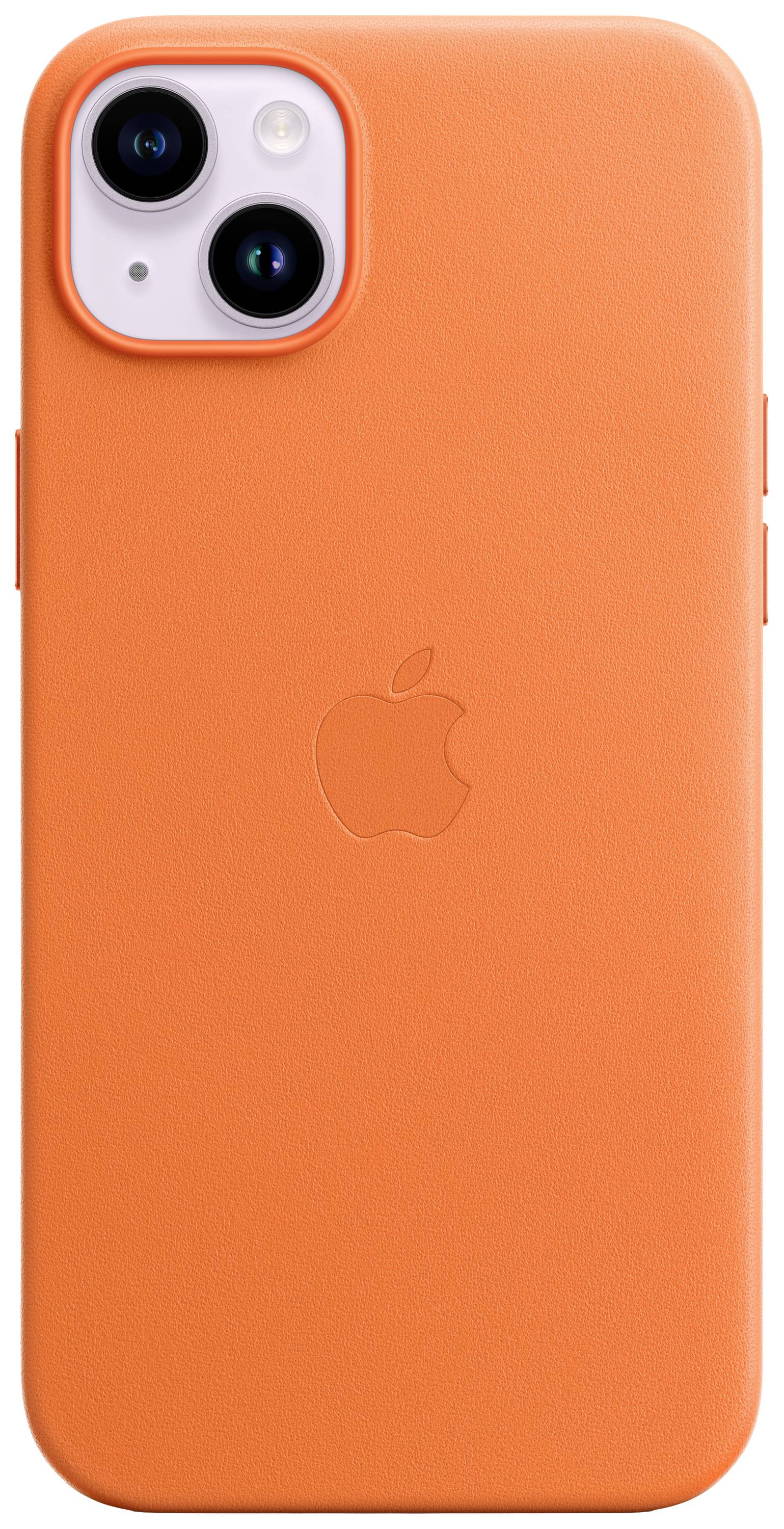 MPPF3ZM/A Apple Leather Case with MagSafe iPhone 14 Plus Orange-2