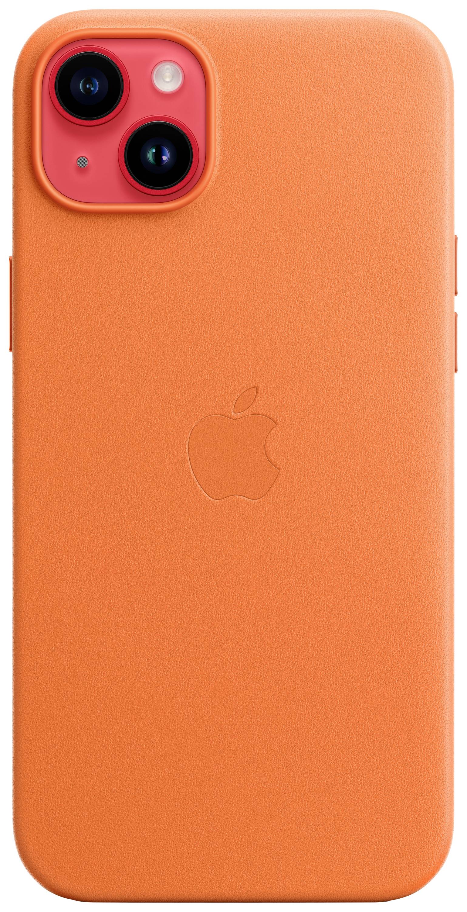 MPPF3ZM/A Apple Leather Case with MagSafe iPhone 14 Plus Orange-4