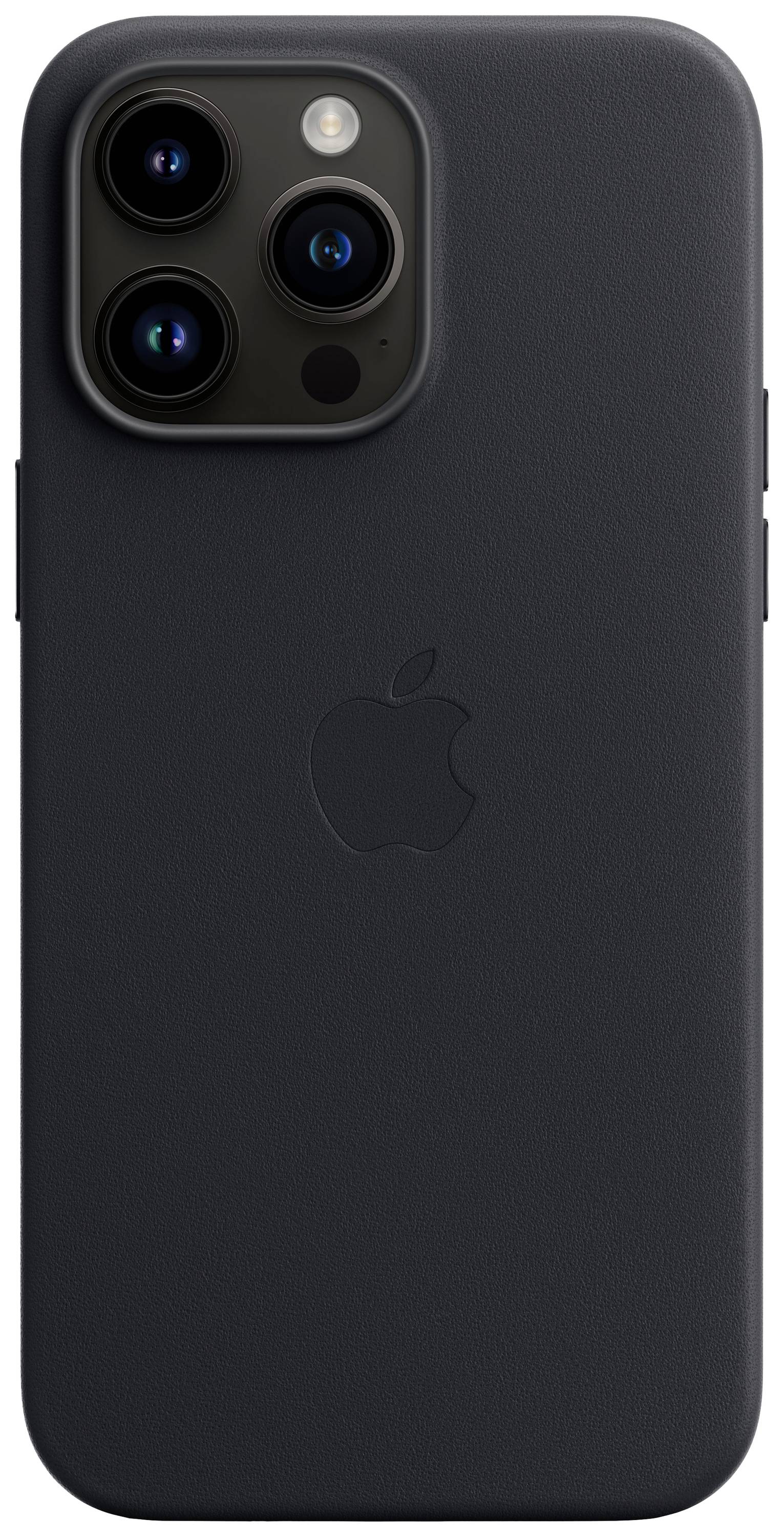 Apple Leather Case MagSafe Case Apple iPhone 14 Pro Max Middernacht Inductieve lading, Stootbestendig-0