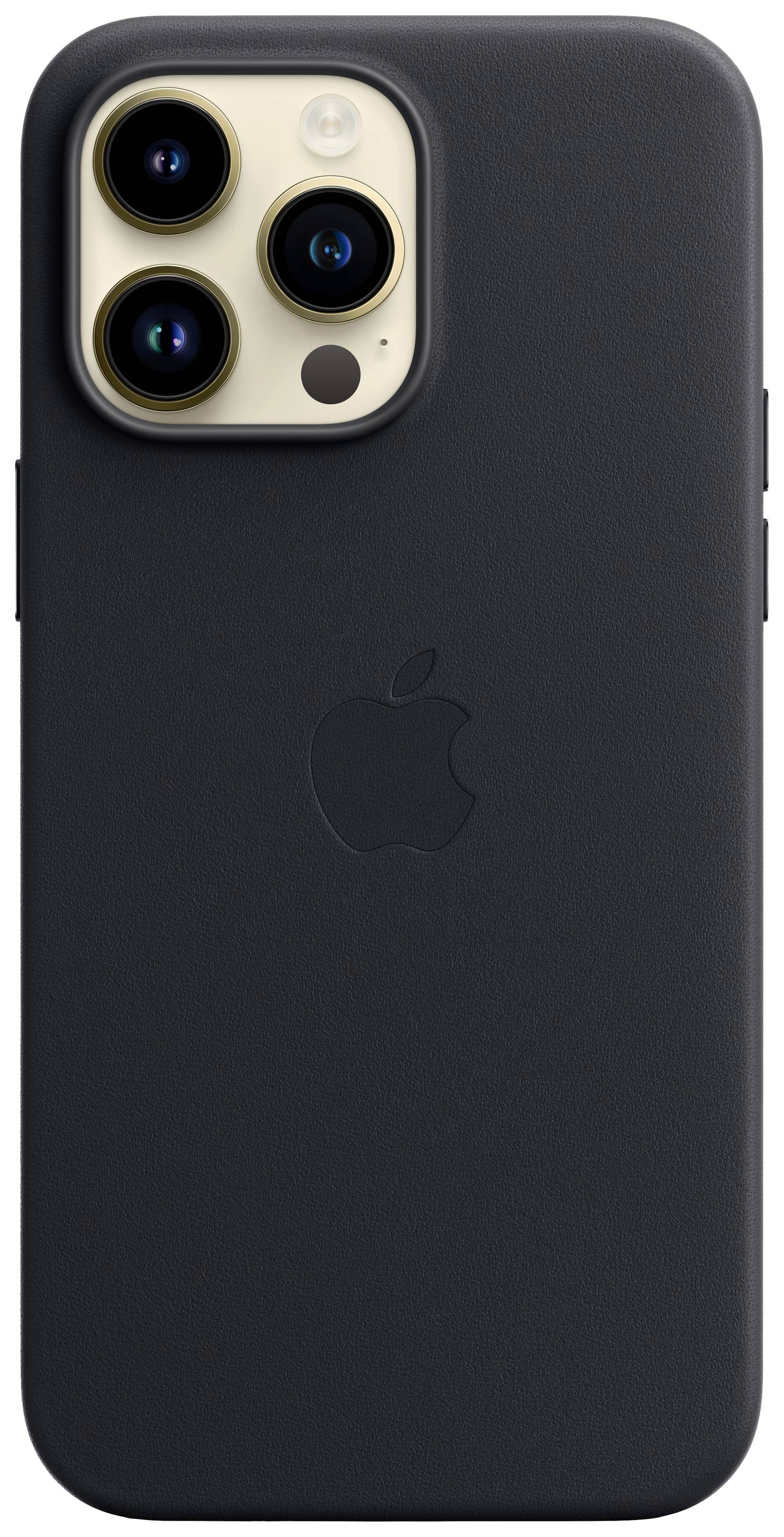 Apple Leather Case MagSafe Case Apple iPhone 14 Pro Max Middernacht Inductieve lading, Stootbestendig-2