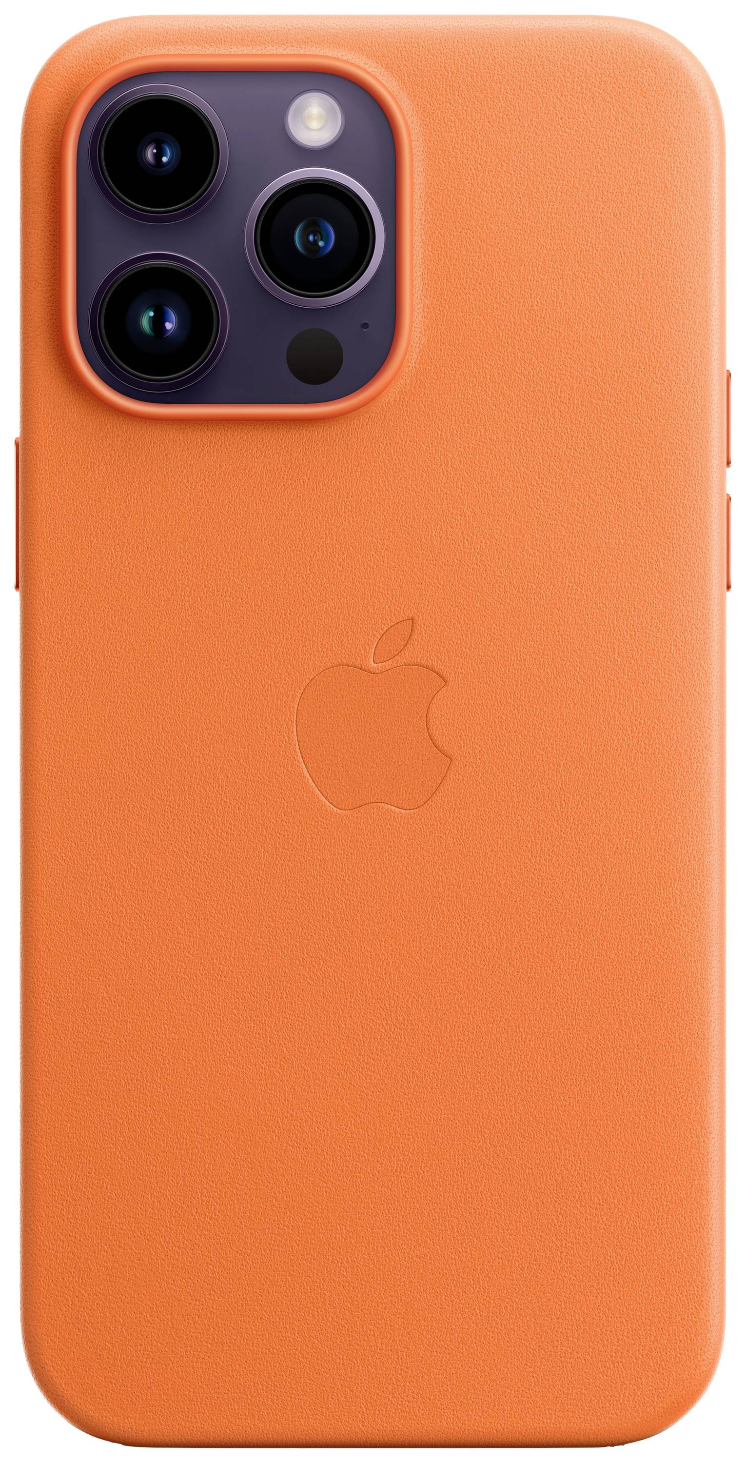 MPPR3ZM/A Apple Leather Case with MagSafe iPhone 14 Pro Max Orange-1