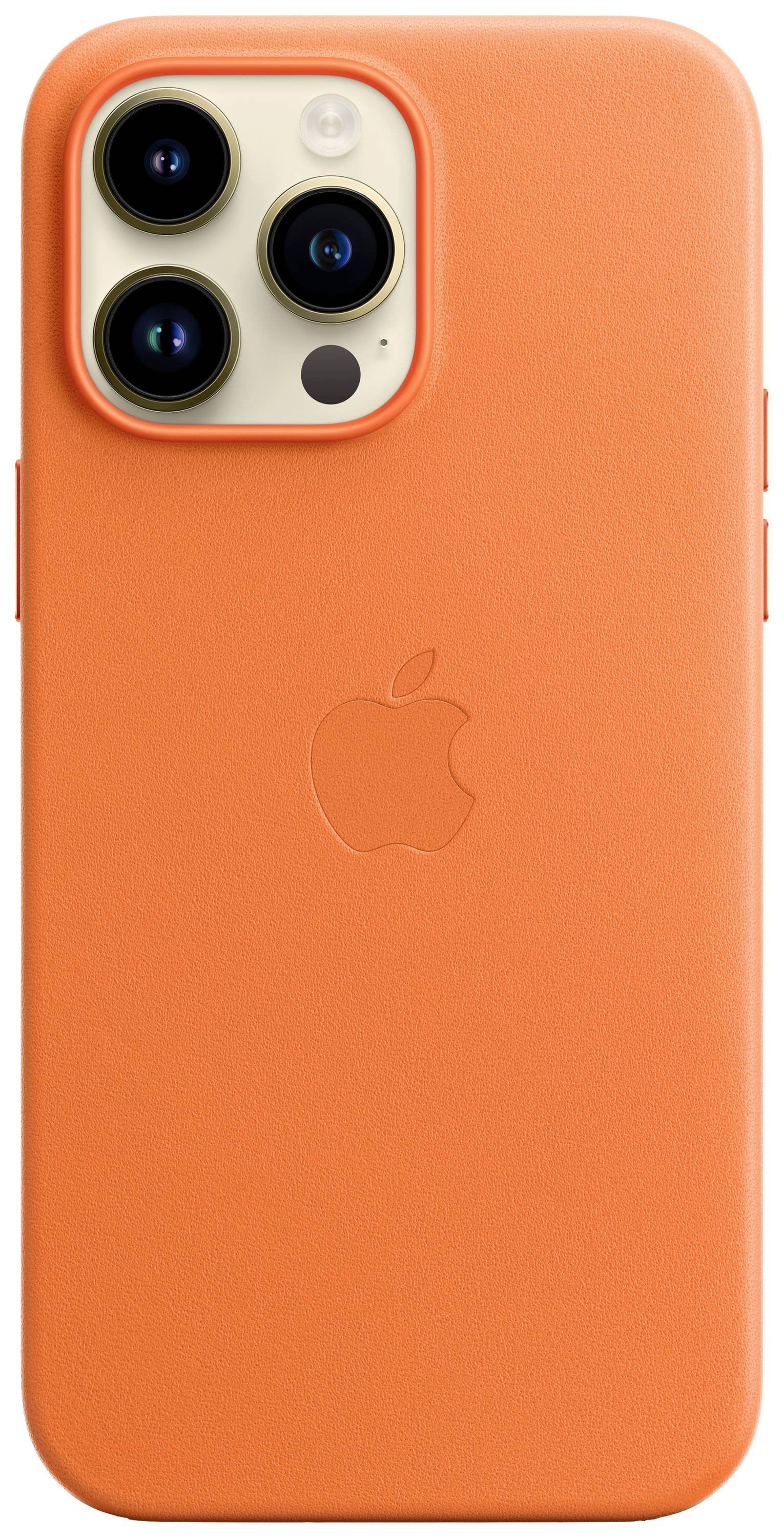 MPPR3ZM/A Apple Leather Case with MagSafe iPhone 14 Pro Max Orange-2